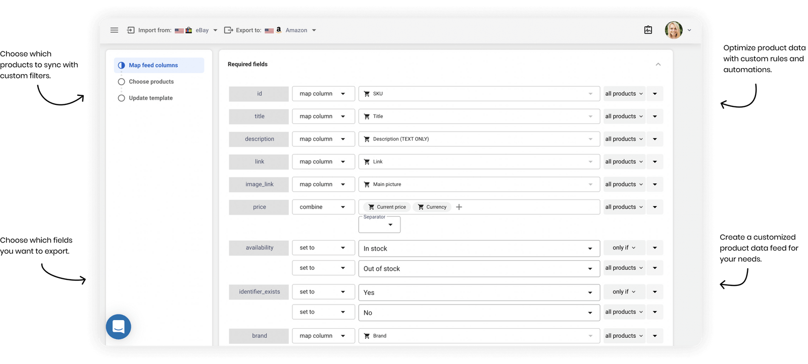 product feeds section image product feeds section image